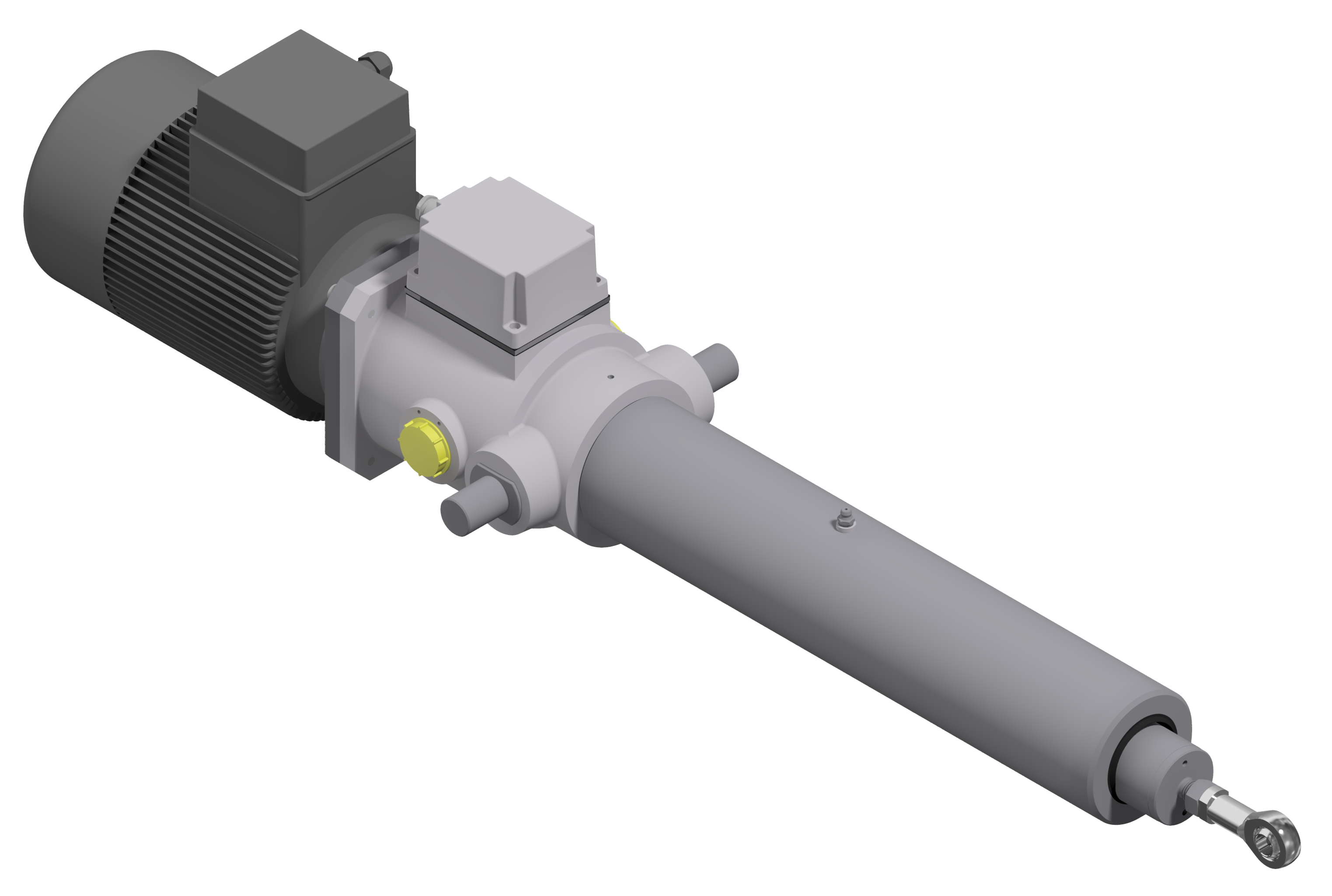 linear actuator in-line motor EC AC