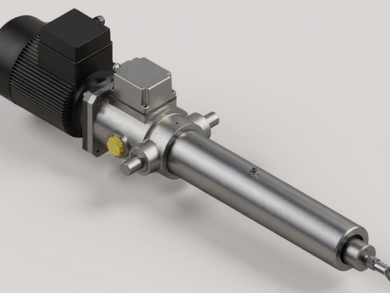 electric linear actuator inline motor EC AC