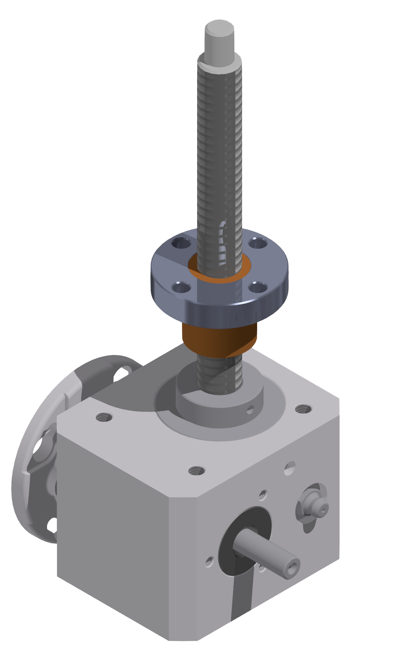 rotating screw jack