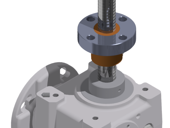 rotating screw jack