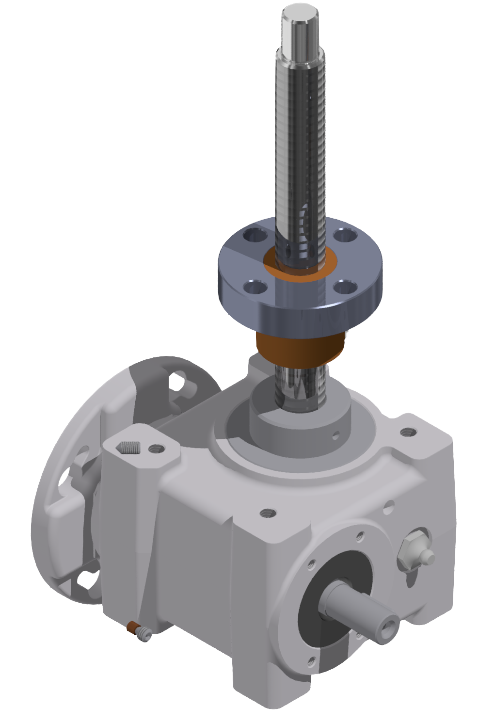 rotating screw jack