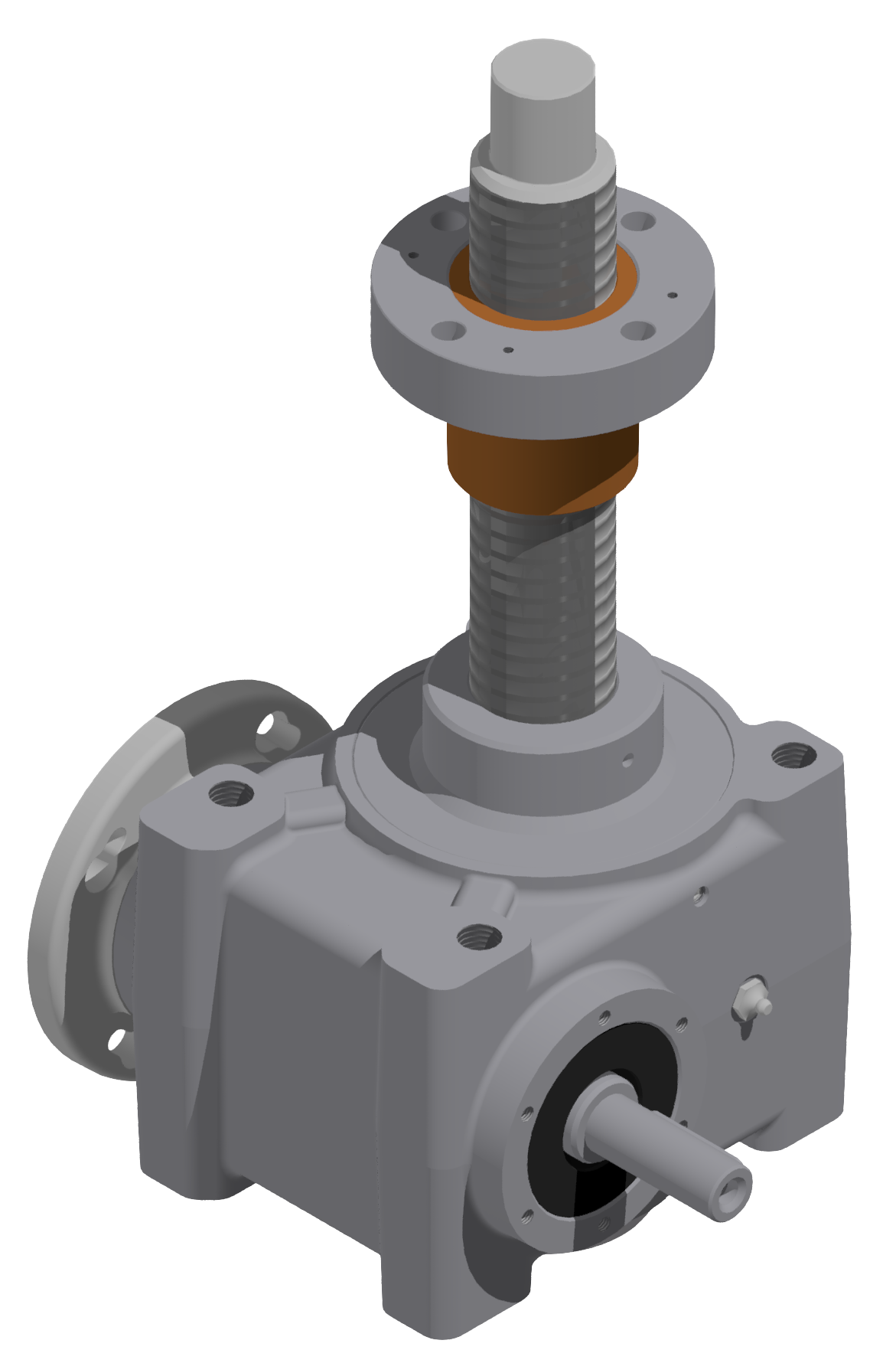 rotating screw jack