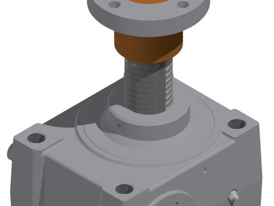 rotating screw jack