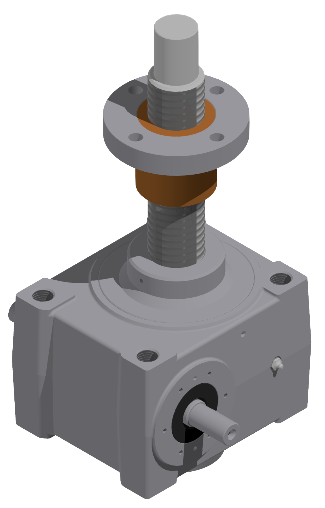 rotating screw jack