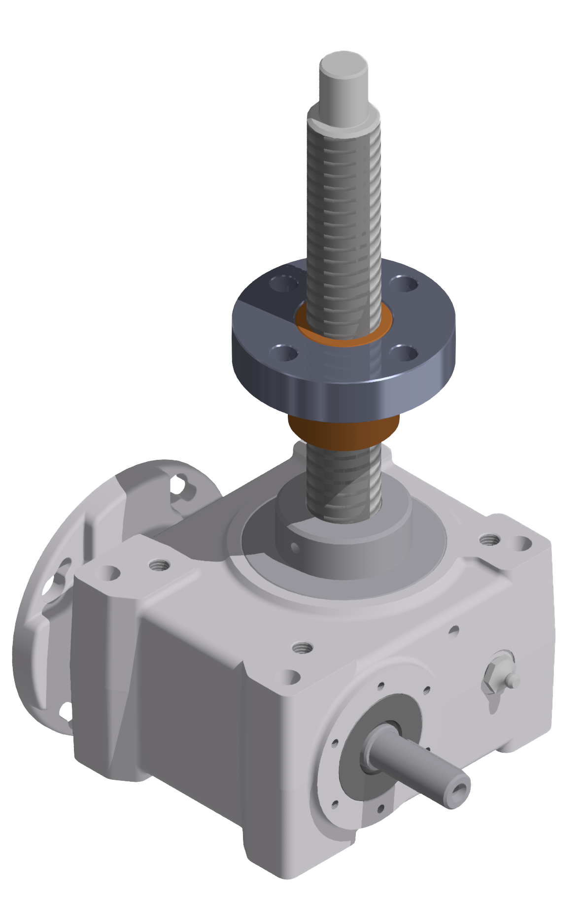 rotating screw jack