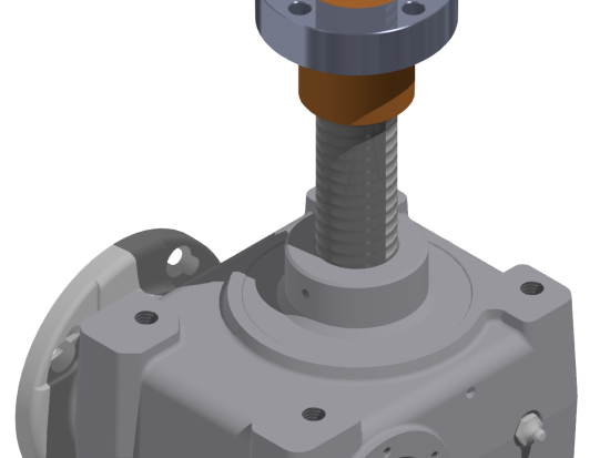 rotating screw jack