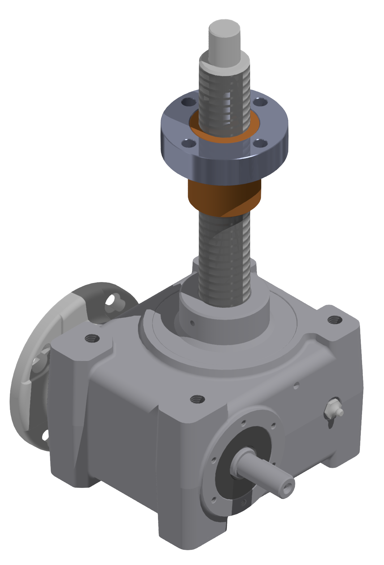 rotating screw jack