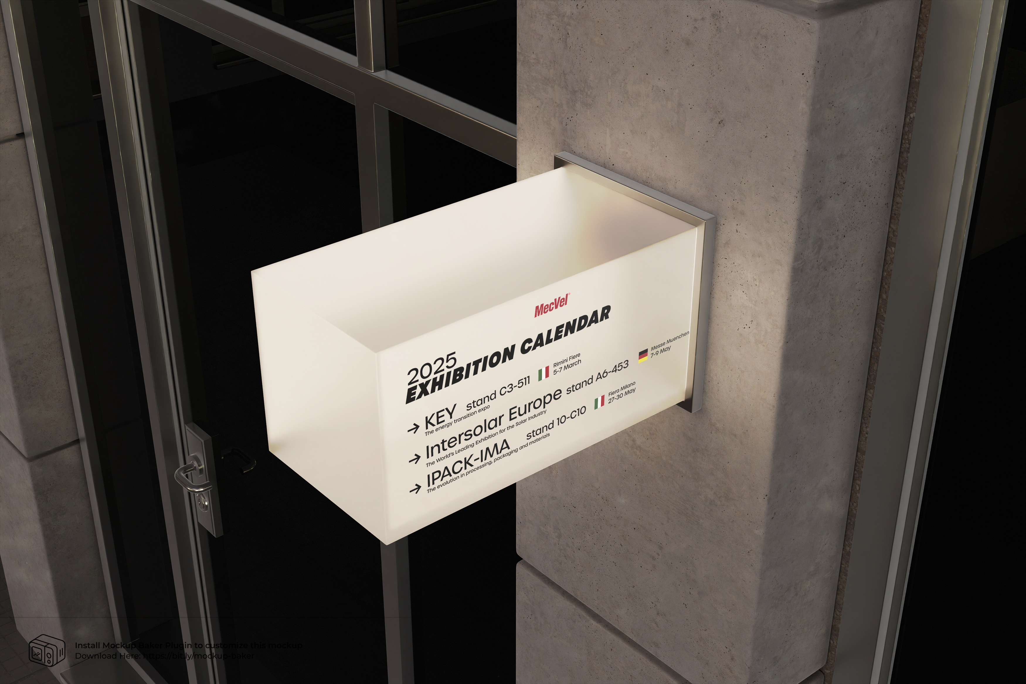 calendar 2025 mecvel's exhibition