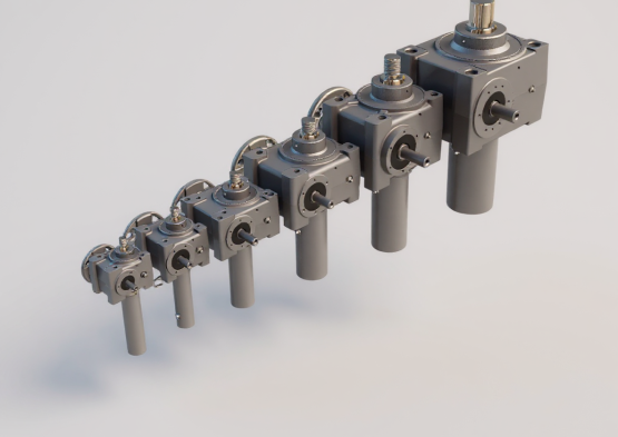 Translating screw jacks model HT