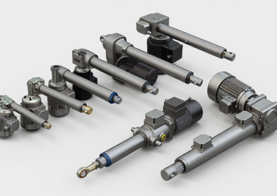 Electric linear actuators powered with Alternated Current AC